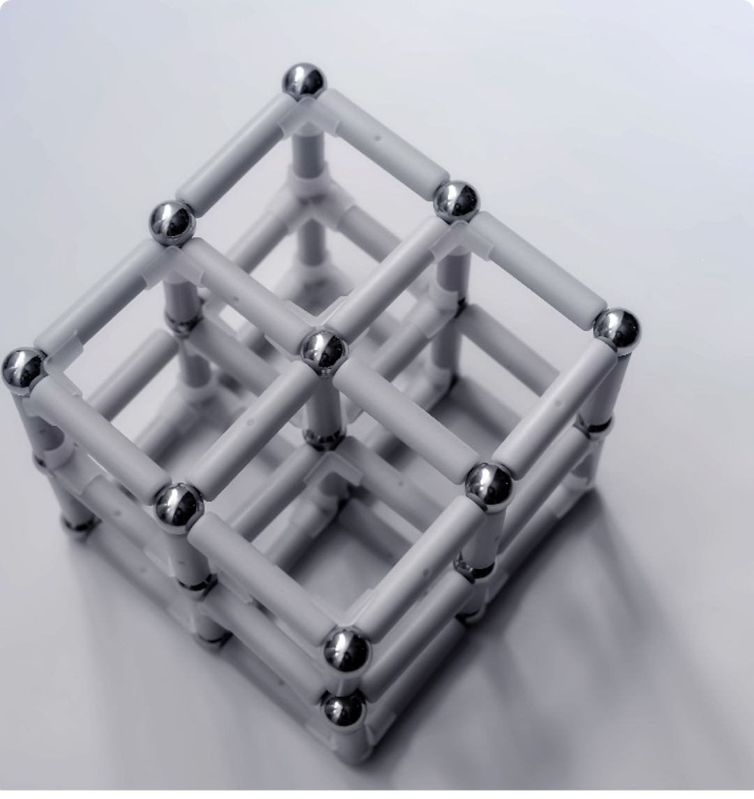 A cube made out of magnets